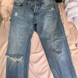 free people low waisted boyfriend jeans